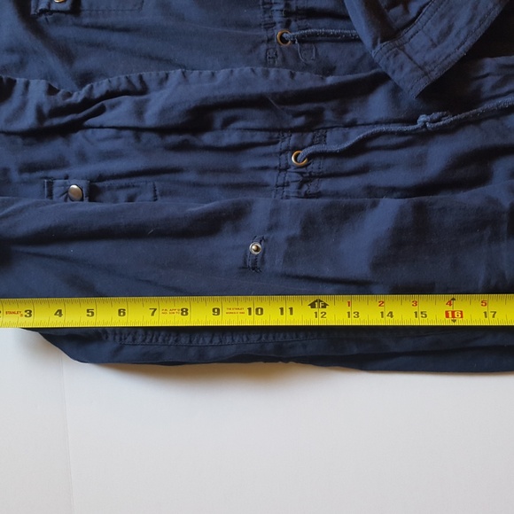 Women's Navy Blue Utility Jacket from Hoity Toity - Picture 4 of 6